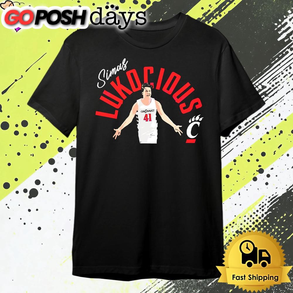 Cincinnati Bearcats Basketball Simas Lukocious T Shirt