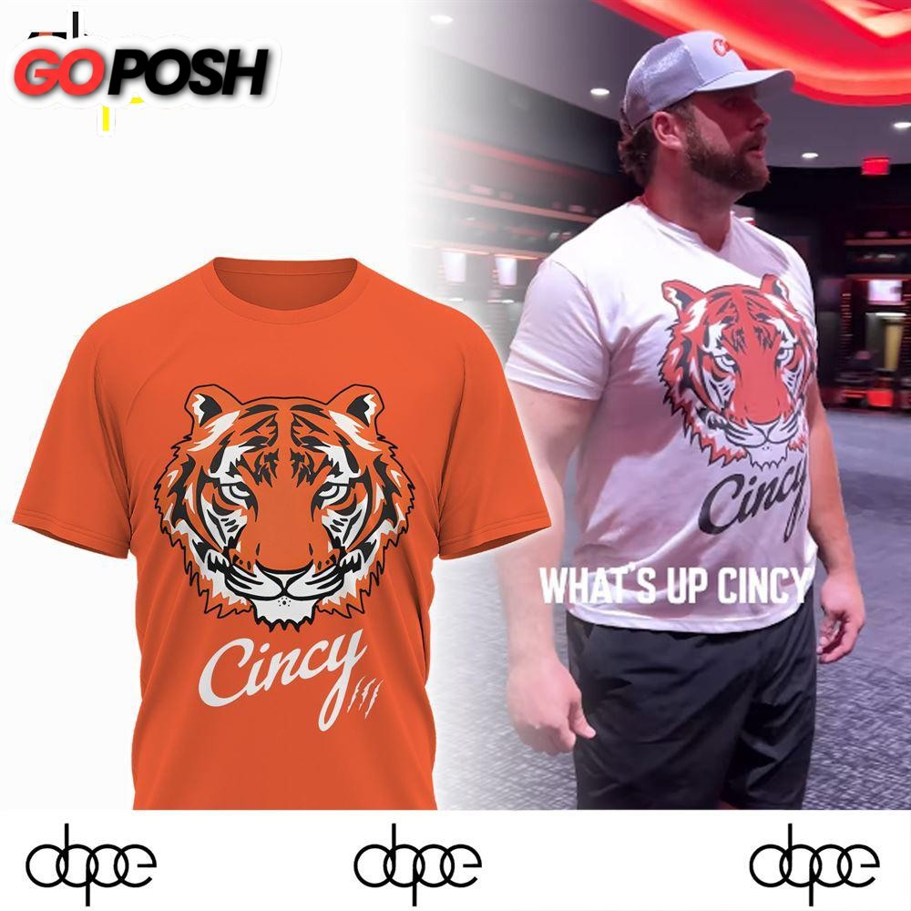 Cincinnati Bengals 2024 Cincy Orange Shirt