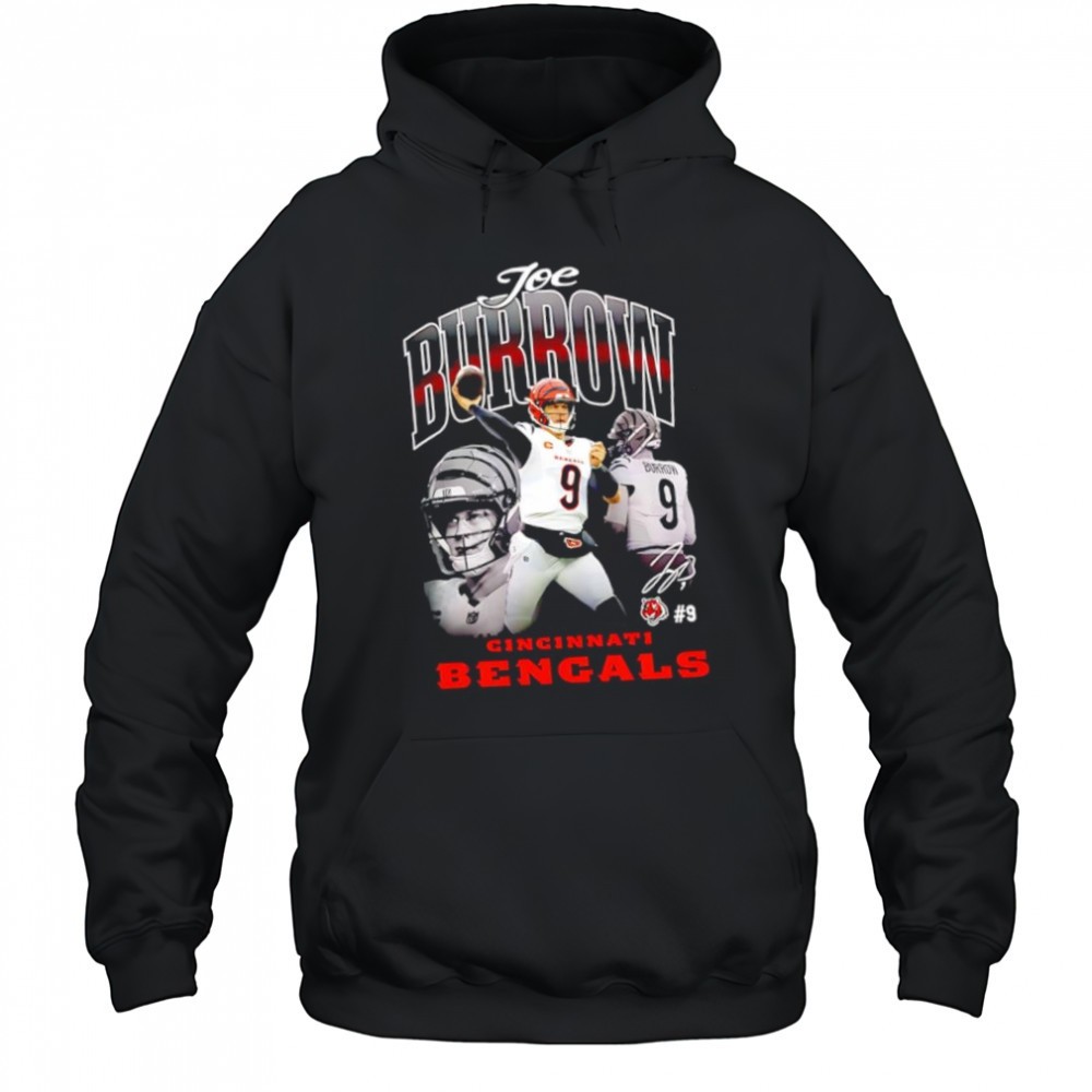Cincinnati Bengals Joe Burrow Outerstuff signature graphic shirt