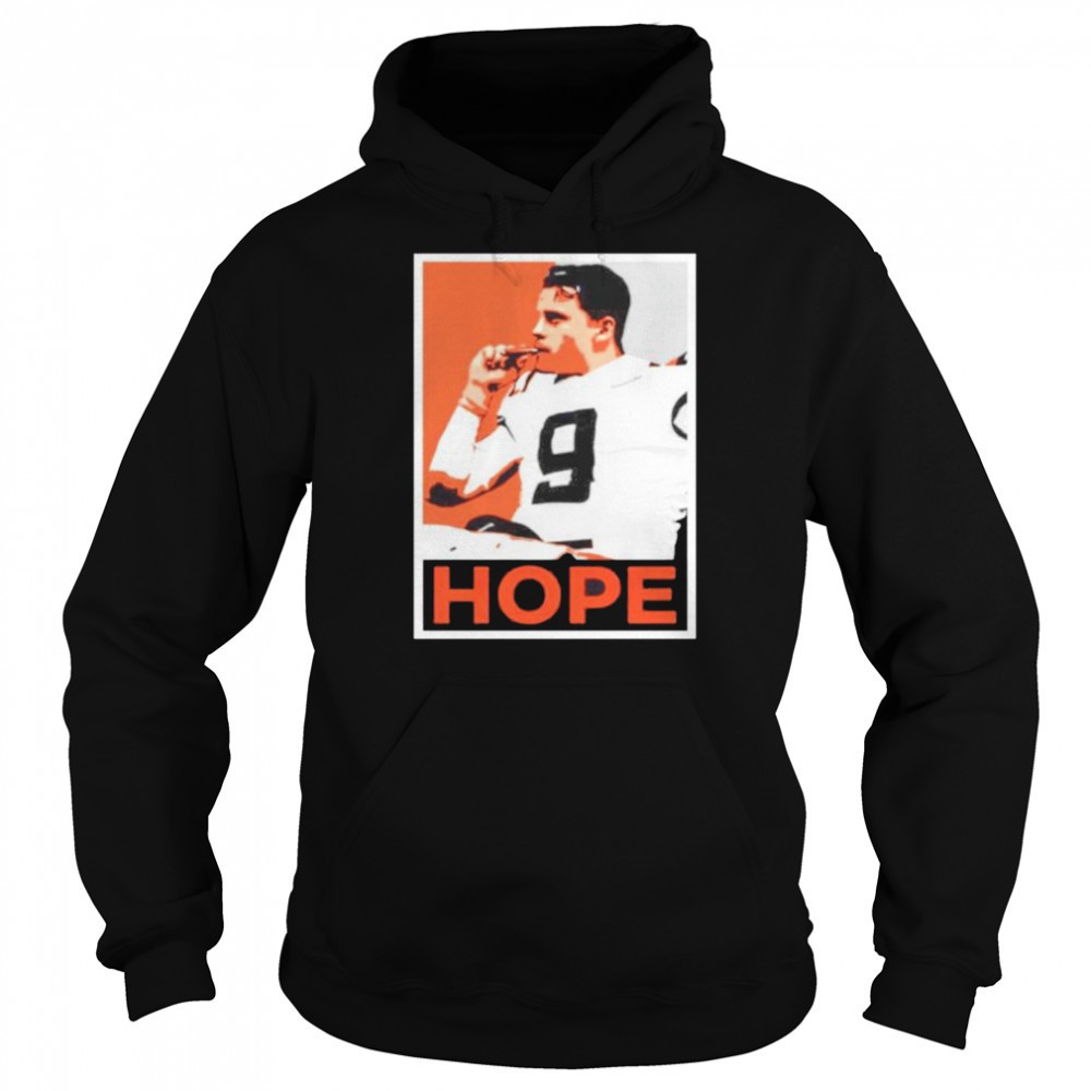 Cincinnati Bengals Joe Burrow smoking cigar champ hope shirt