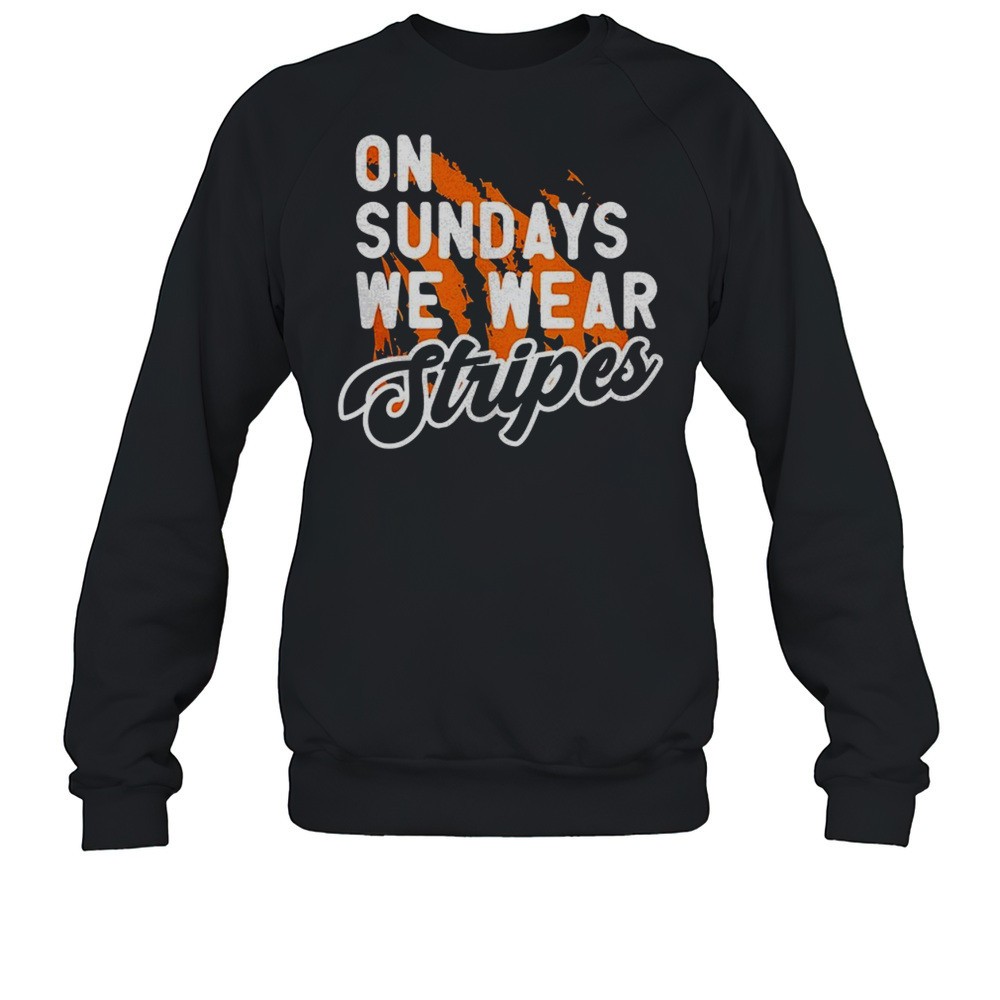 Cincinnati Bengals On Sundays We Wear Stripes Shirt