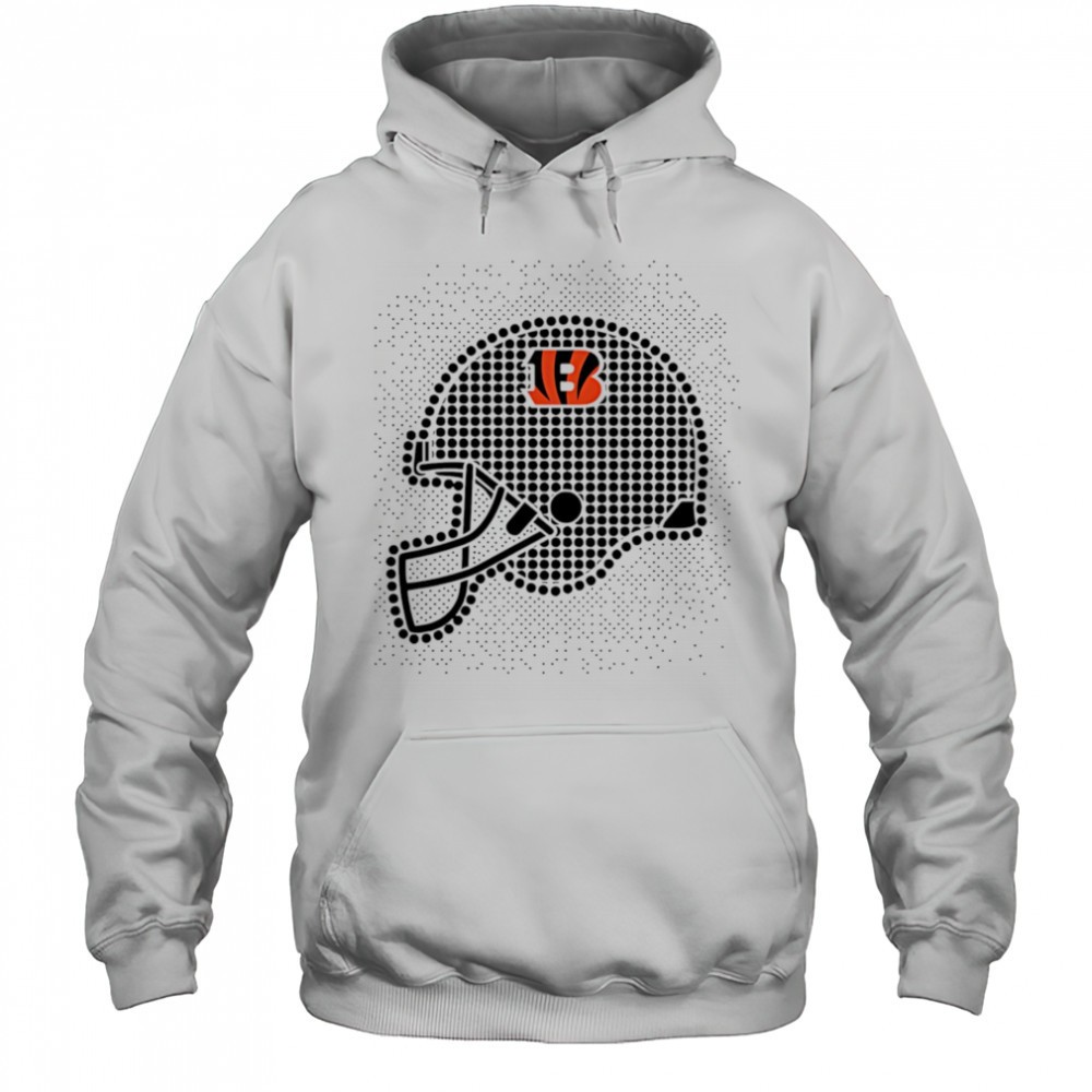 Cincinnati Bengals polka dots helmet shirt