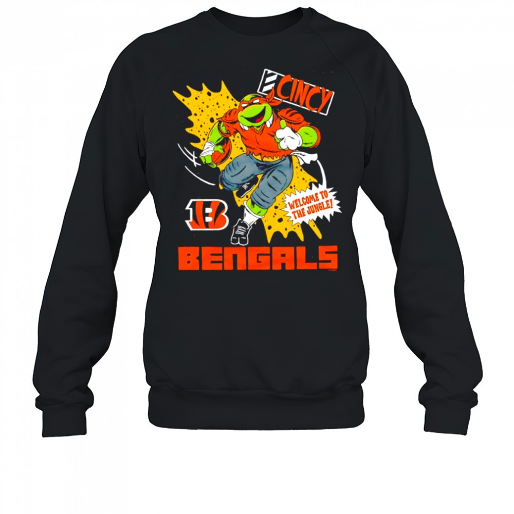 cincinnati-bengals-teenage-mutant-ninja-turtles-michelangelo-welcome-to-the-jung-b2wgnwa5 Cincinnati Bengals Teenage Mutant Ninja Turtles Michelangelo Welcome to the Jungle shirt