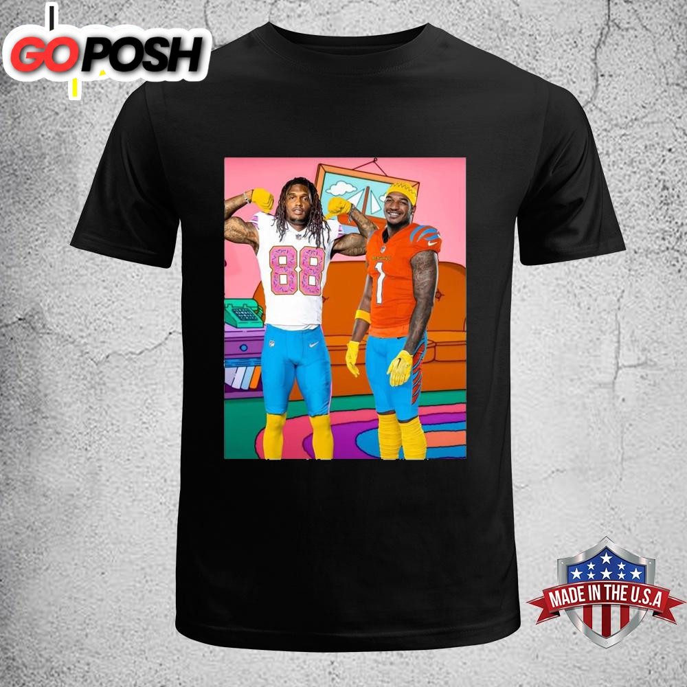 Cincinnati Bengals Vs Dallas Cowboys Imagine These Stars Unisex T-Shirt