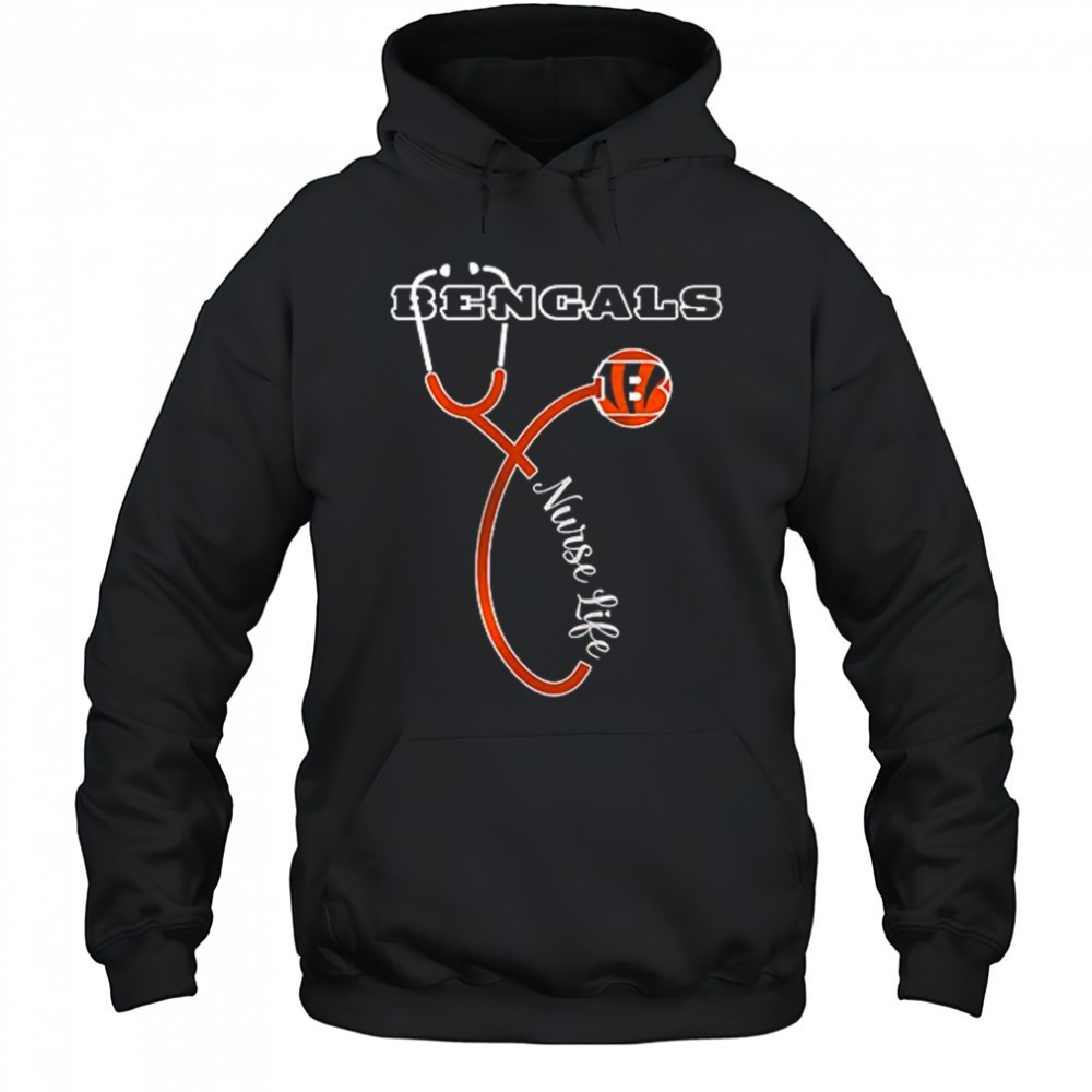 Cincinnati Bengals x Nurse life its a work of heart shirt