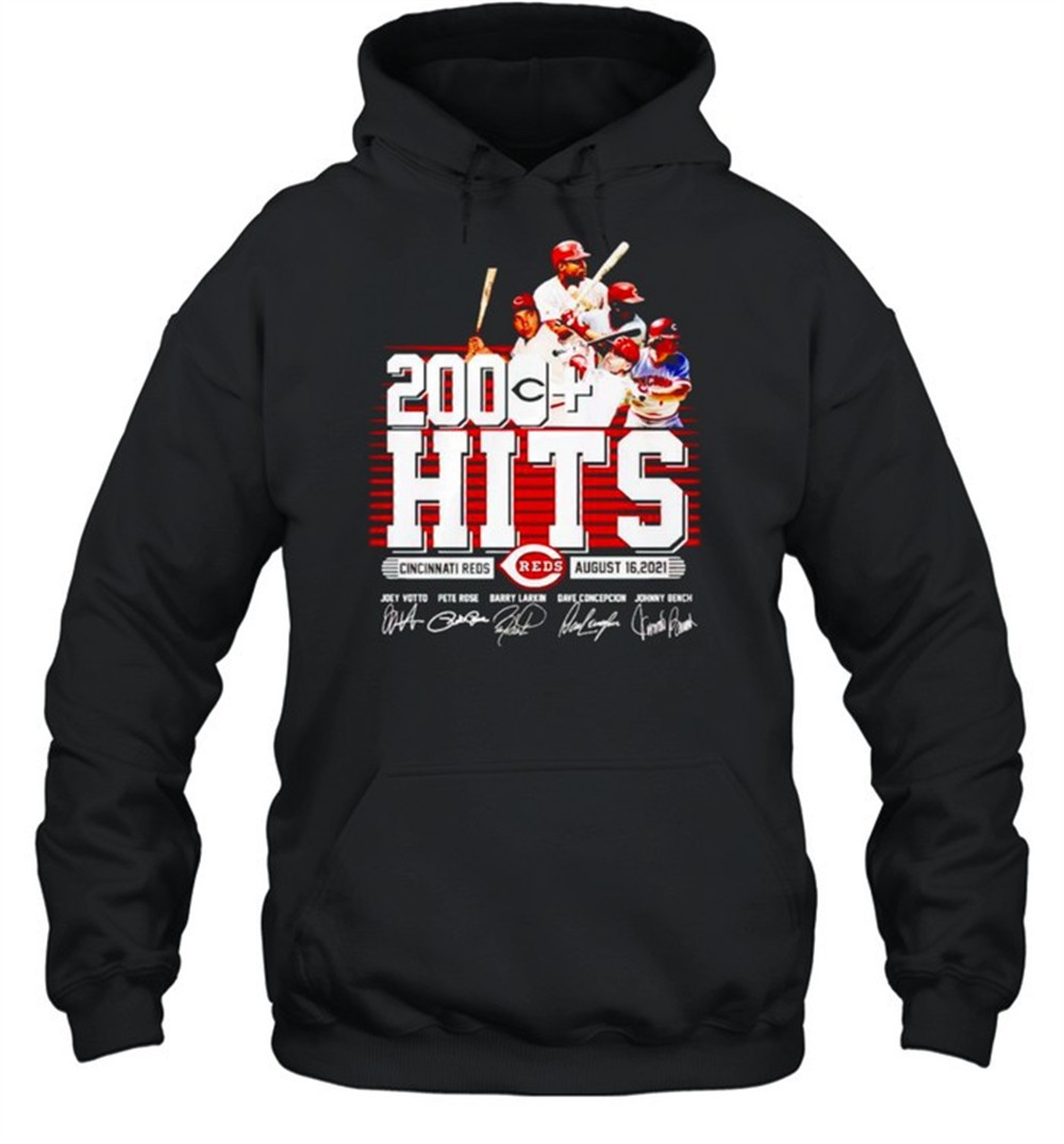 Cincinnati Reds 200 hits August 16 2021 shirt