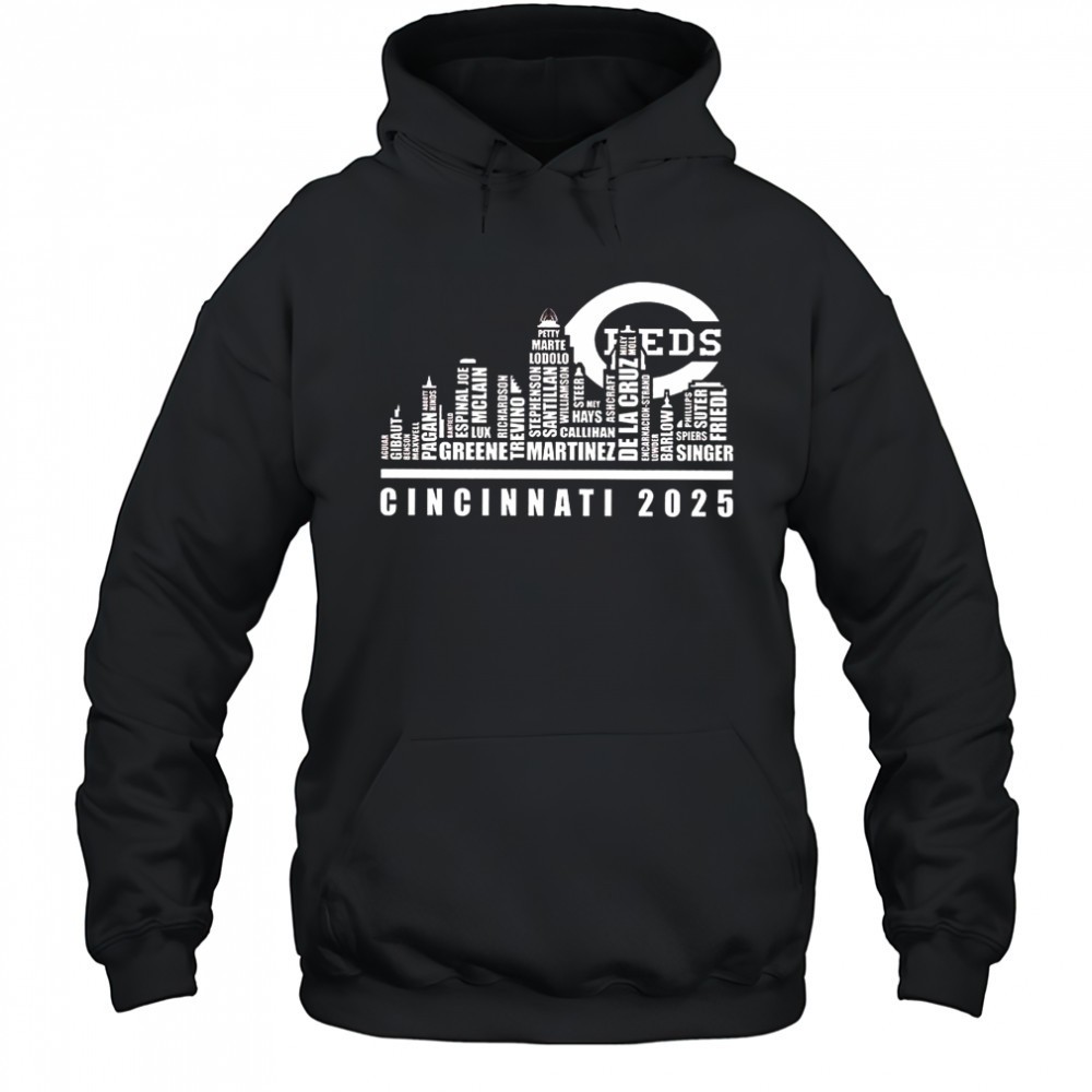 Cincinnati Reds 2025 name City Skyline shirt
