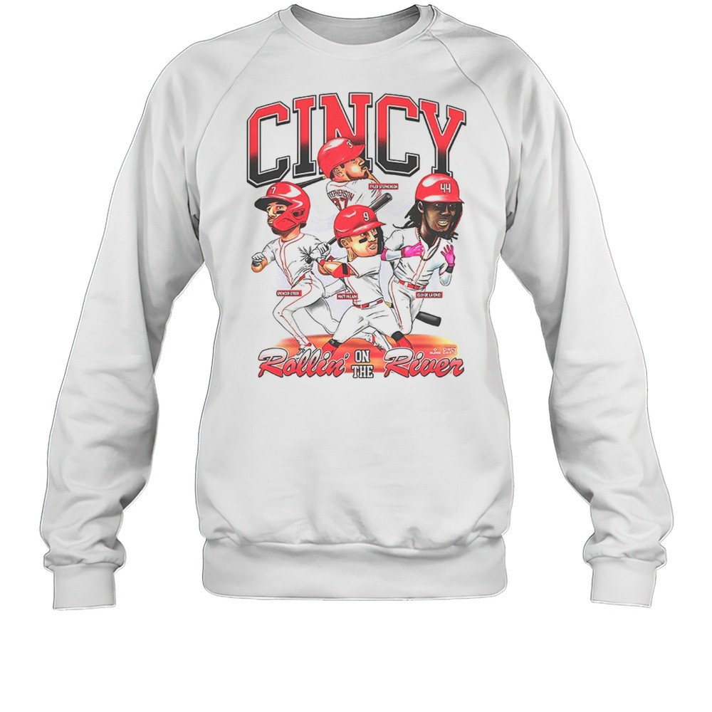 Cincinnati Reds Baseball Rollin On The River Shirt