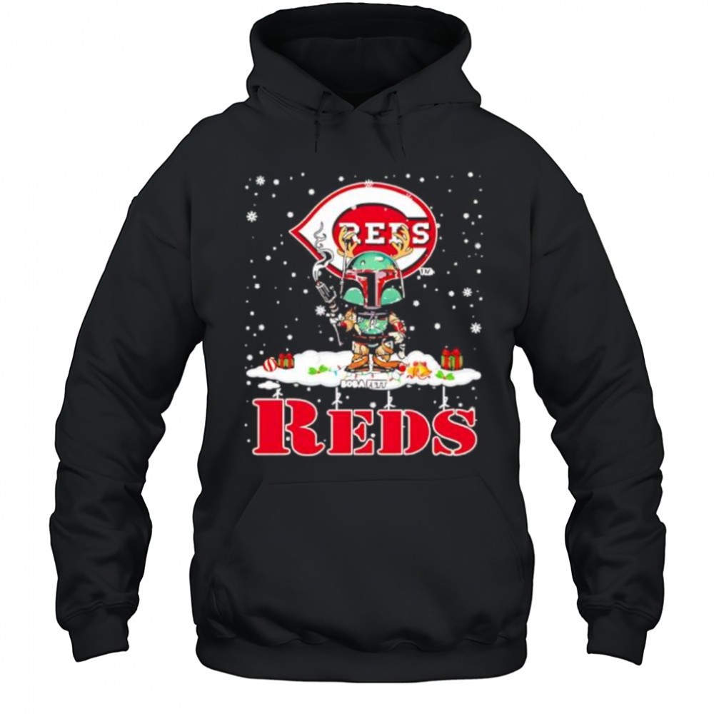 Cincinnati Reds Boba Fett Star Wars Christmas shirt