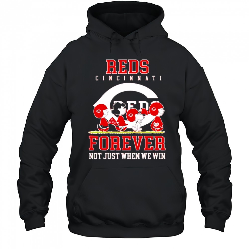Cincinnati Reds forever not just when we win Peanuts shirt
