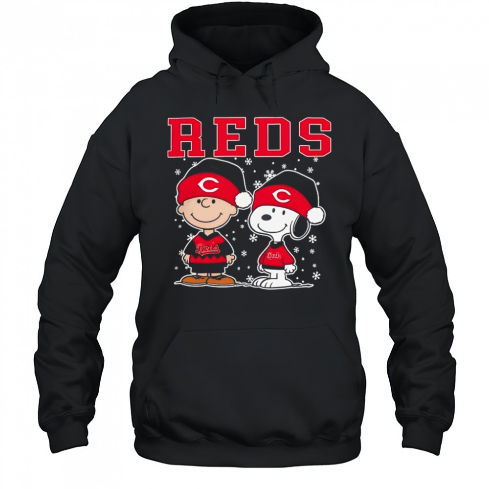 Cincinnati Reds Snoopy Charlie Brown Christmas Baseball shirt
