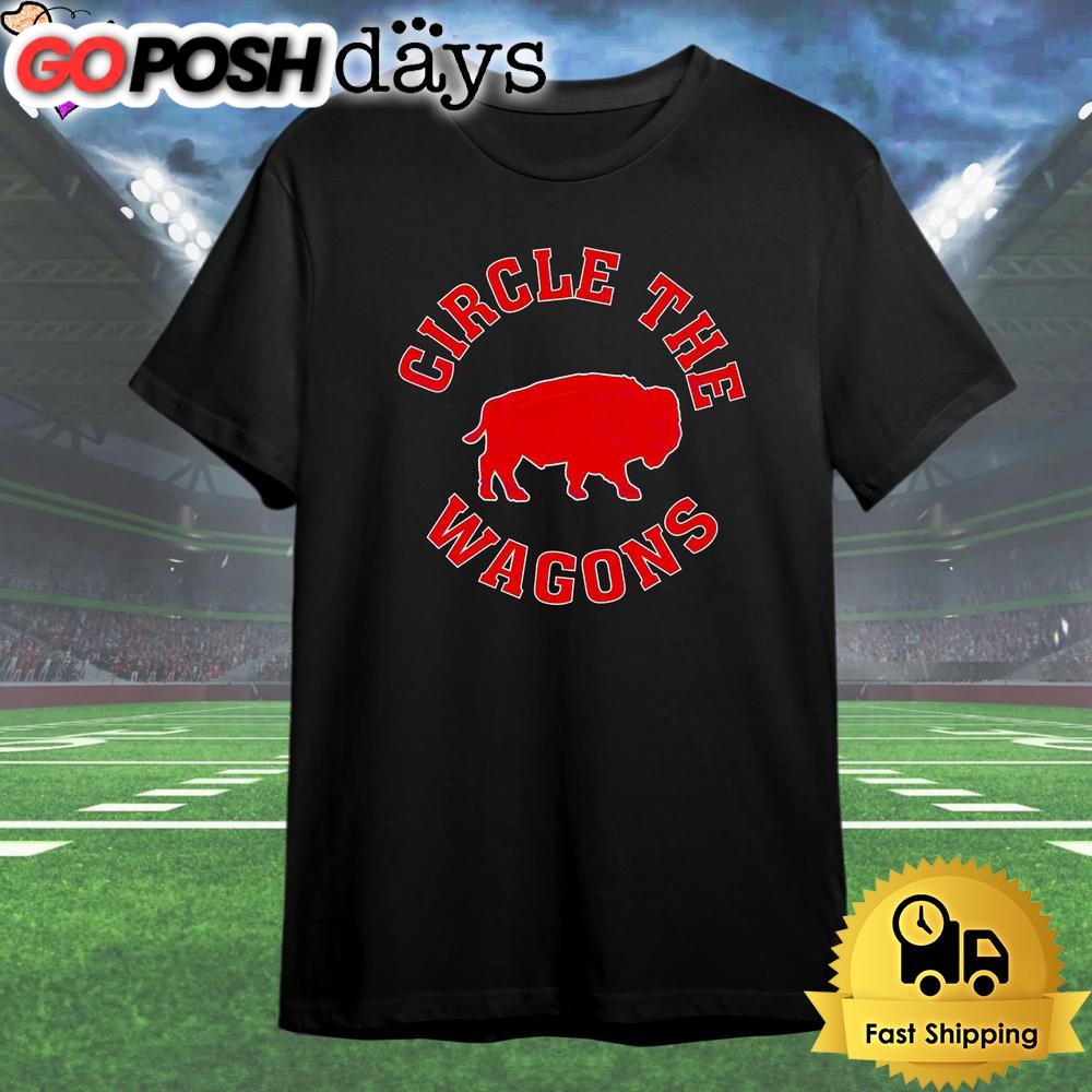 Circle The Wagons Buffalo Bills Football T Shirt