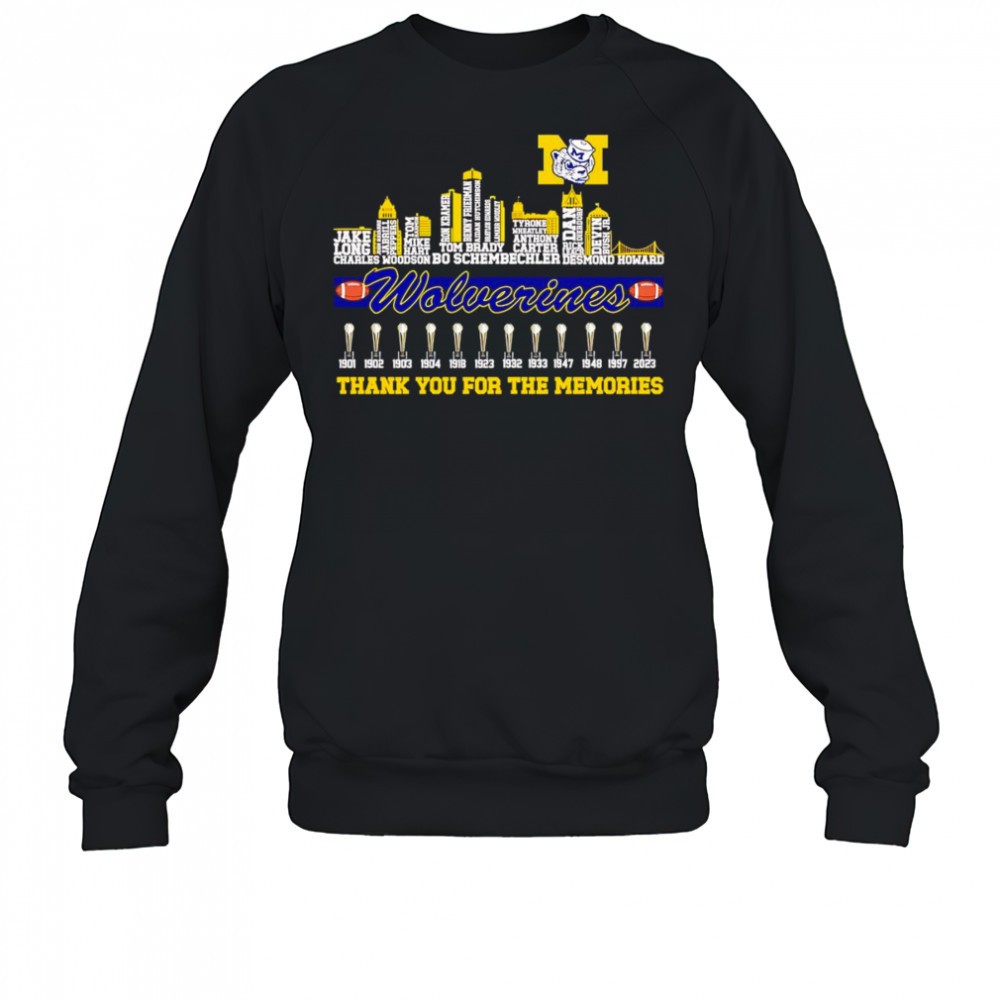 city-skyline-wolverines-thank-you-for-the-memories-shirt-5mjtthtp City skyline Wolverines thank you for the memories shirt
