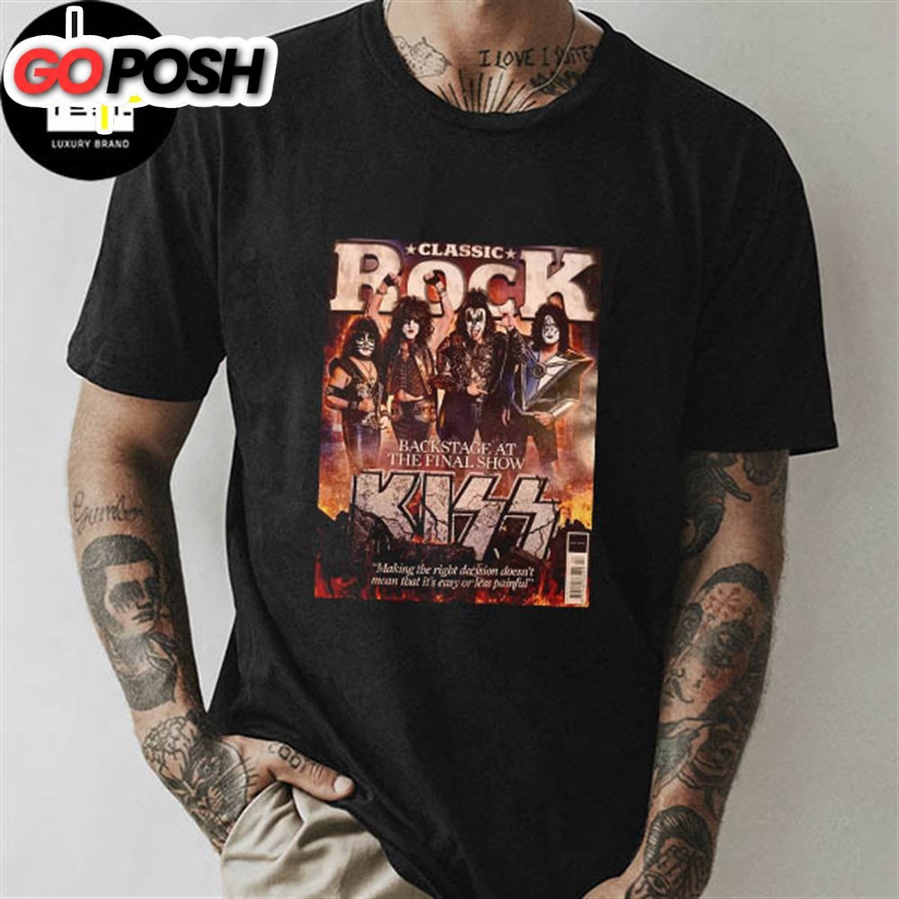 Classic Rock Mag Kiss Band Feb 2025 Fan Gifts Classic T-Shirt