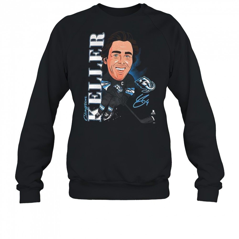 clayton-keller-utah-mammoth-hockey-caricature-player-signature-shirt-uhlw4b13 Clayton Keller Utah Mammoth hockey caricature player signature shirt
