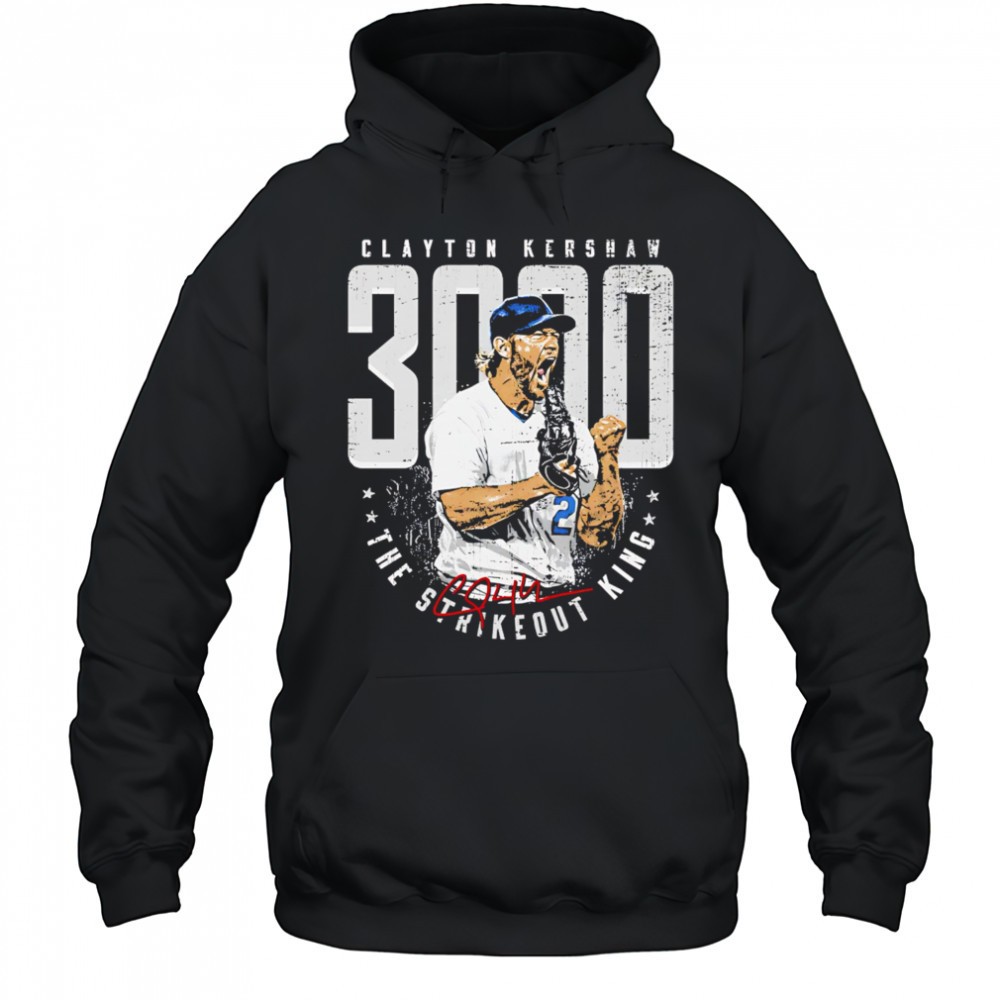 Clayton Kershaw Los Angeles D 3000K Strikeout King shirt