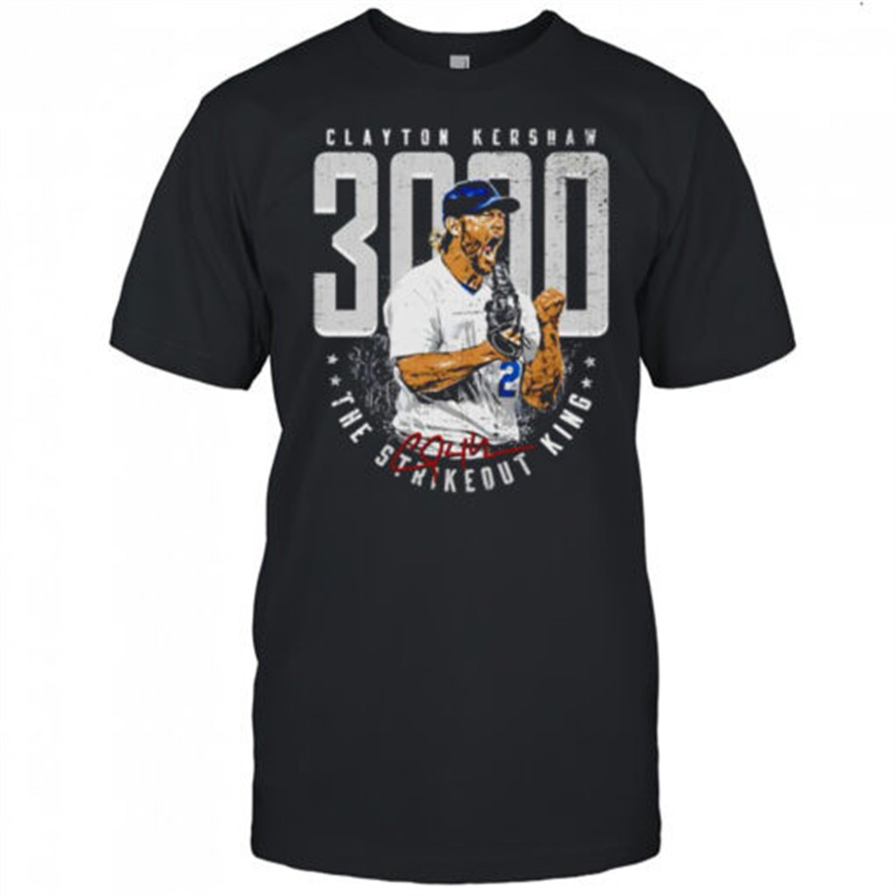 clayton-kershaw-los-angeles-dodgers-baseball-3000-the-strikeout-king-signature-s-v2grkakm Clayton Kershaw Los Angeles Dodgers baseball 3000 the strikeout king signature shirt