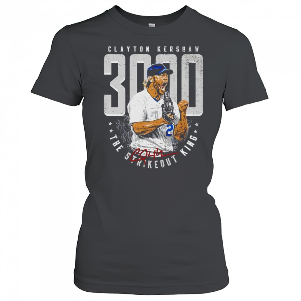 clayton-kershaw-los-angeles-dodgers-baseball-3000-the-strikeout-king-signature-s-v2grkakm Clayton Kershaw Los Angeles Dodgers baseball 3000 the strikeout king signature shirt