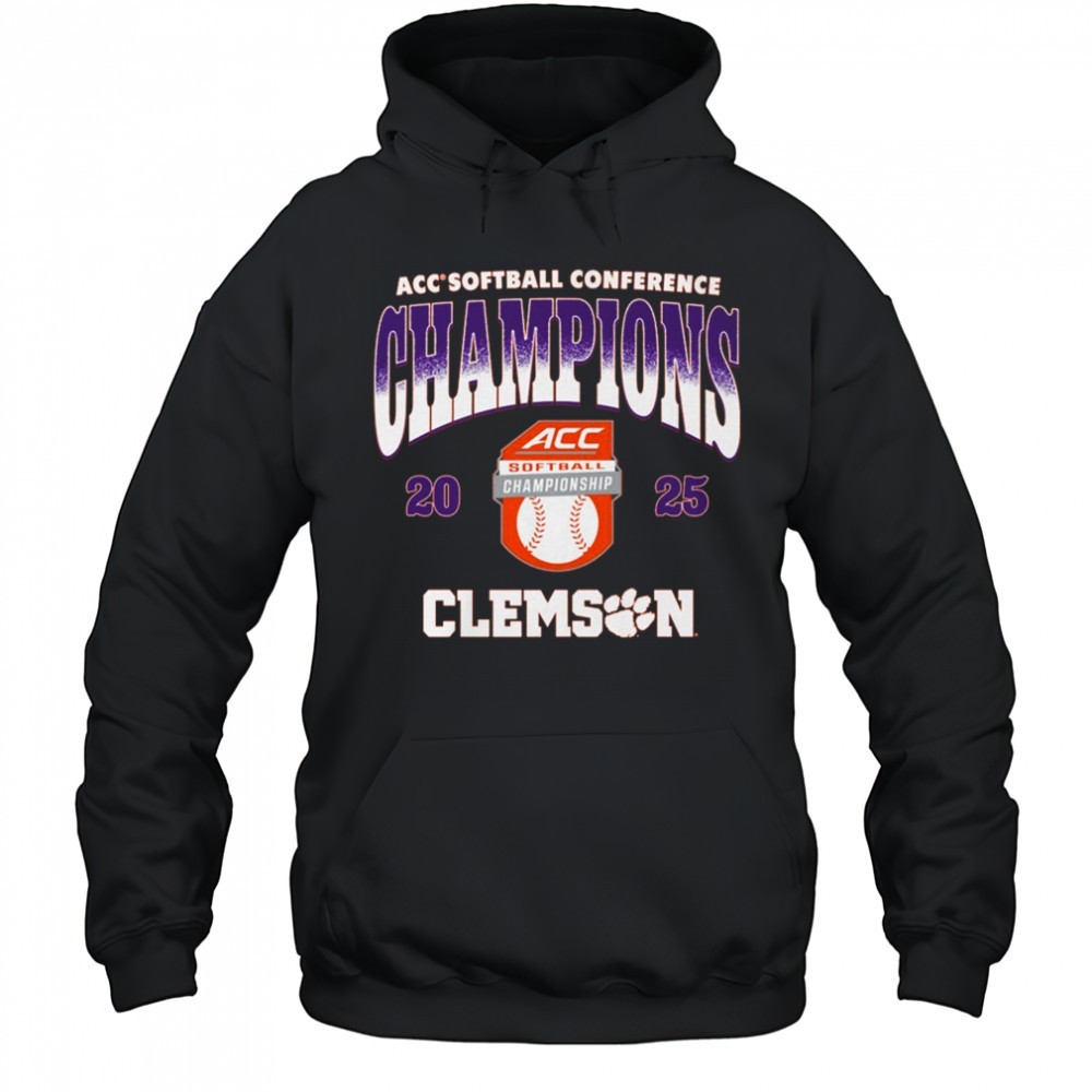Clemson Tigers ACC Softball Conference Tournament Champions Retro 2025 t-shirt