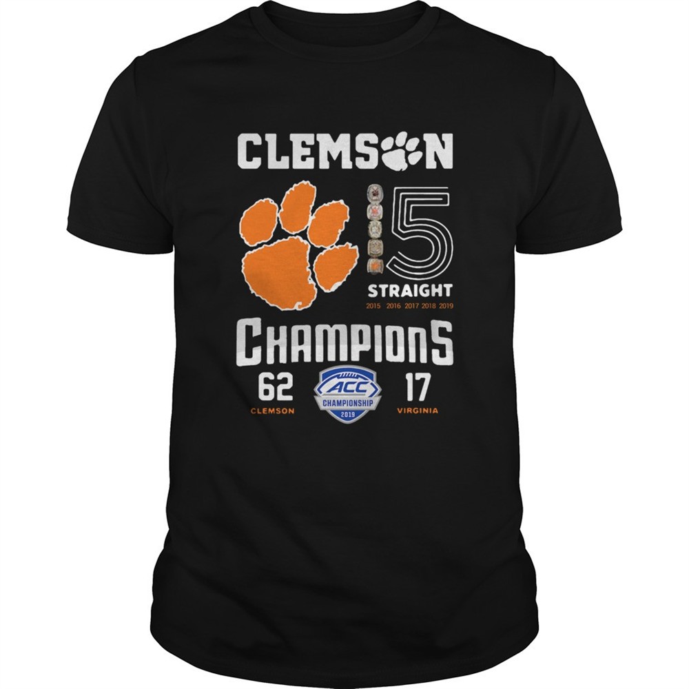 clemson-tigers-football-5-straight-2019-champions-shirt-m9lxhdd2 Clemson Tigers football 5 Straight 2019 Champions shirt