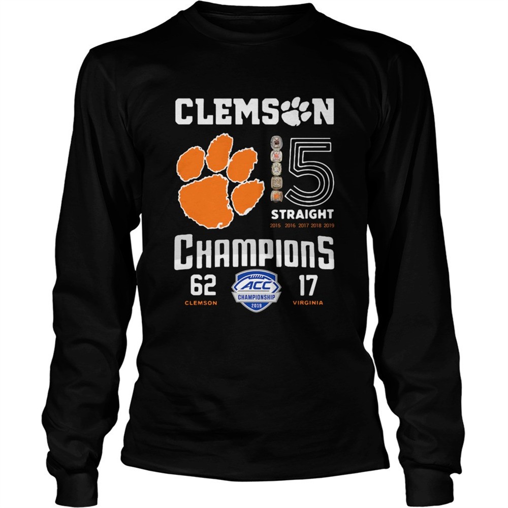 clemson-tigers-football-5-straight-2019-champions-shirt-m9lxhdd2 Clemson Tigers football 5 Straight 2019 Champions shirt
