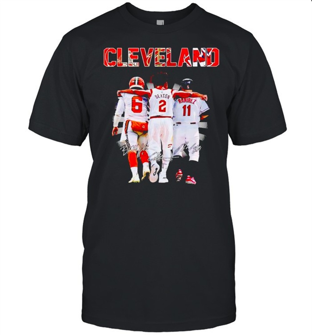 cleveland-best-players-mayfield-sexton-ramirez-signatures-shirt-8kqm0d6v Cleveland best players Mayfield Sexton Ramirez signatures shirt