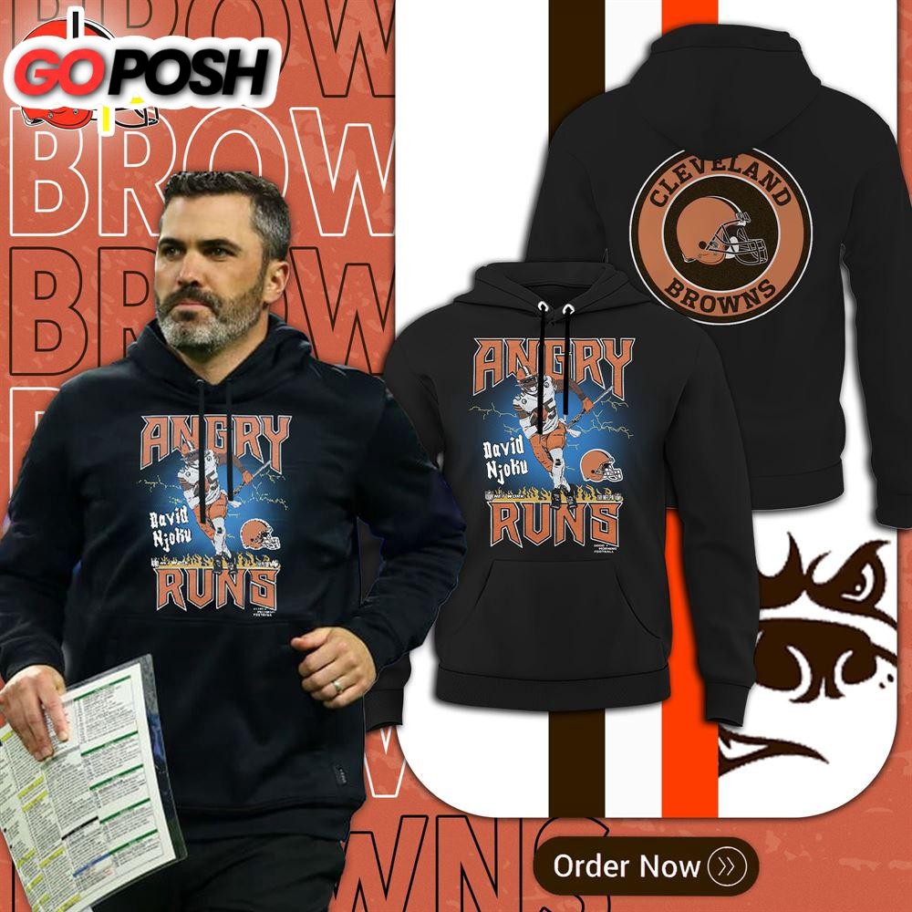 Cleveland Browns Angry Runs Hoodie