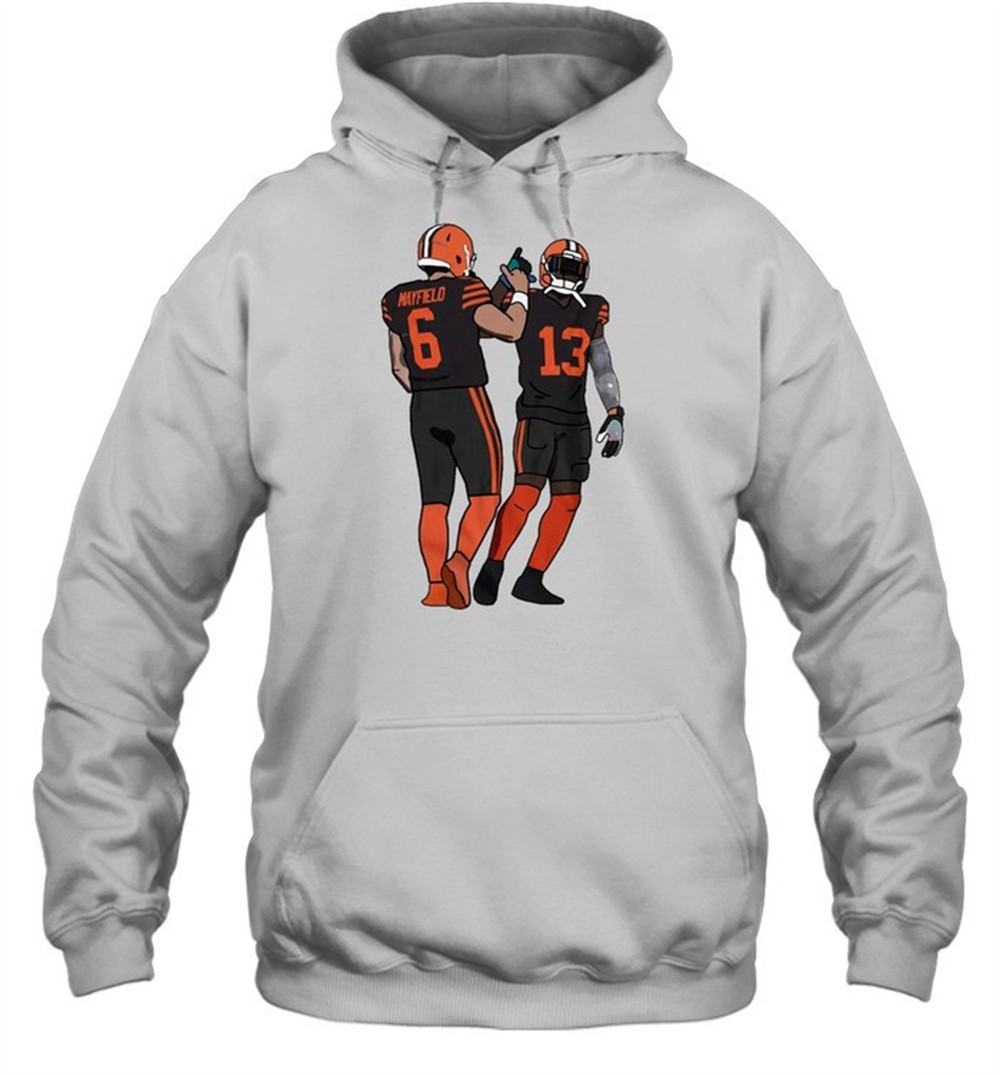Cleveland Browns Baker Mayfield And Odell Beckham Jr Best Friends Shirt