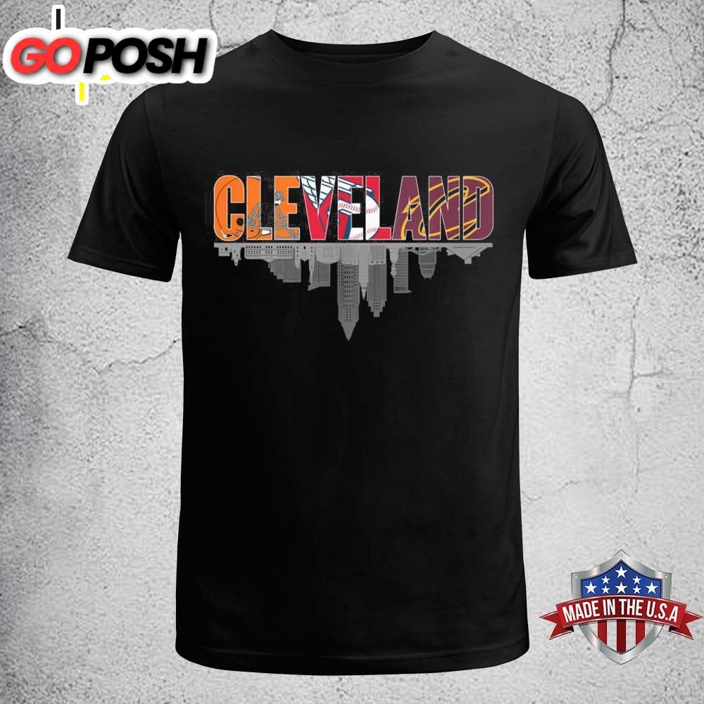 Cleveland Browns Cavaliers Guardians City Champions T Shirt