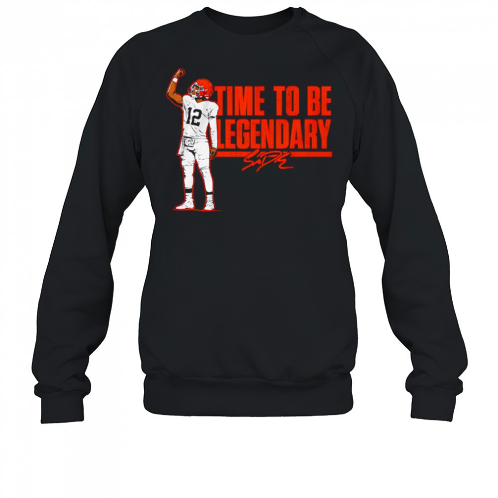 cleveland-browns-shedeur-sanders-time-to-be-legendary-shirt-aby3ypel Cleveland Browns Shedeur Sanders Time To Be Legendary shirt