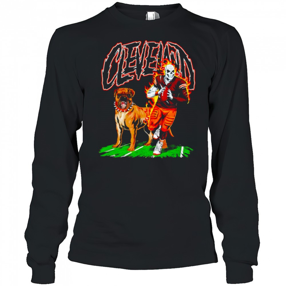 cleveland-browns-skeleton-football-player-and-dog-shirt-gxqgm231 Cleveland Browns Skeleton Football Player and Dog shirt