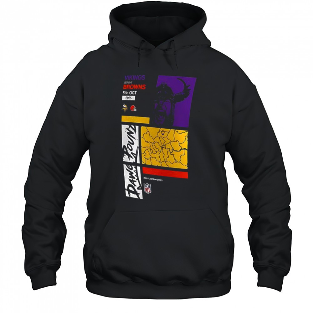 Cleveland Browns Vs Minnesota Vikings NFL 2025 match up shirt