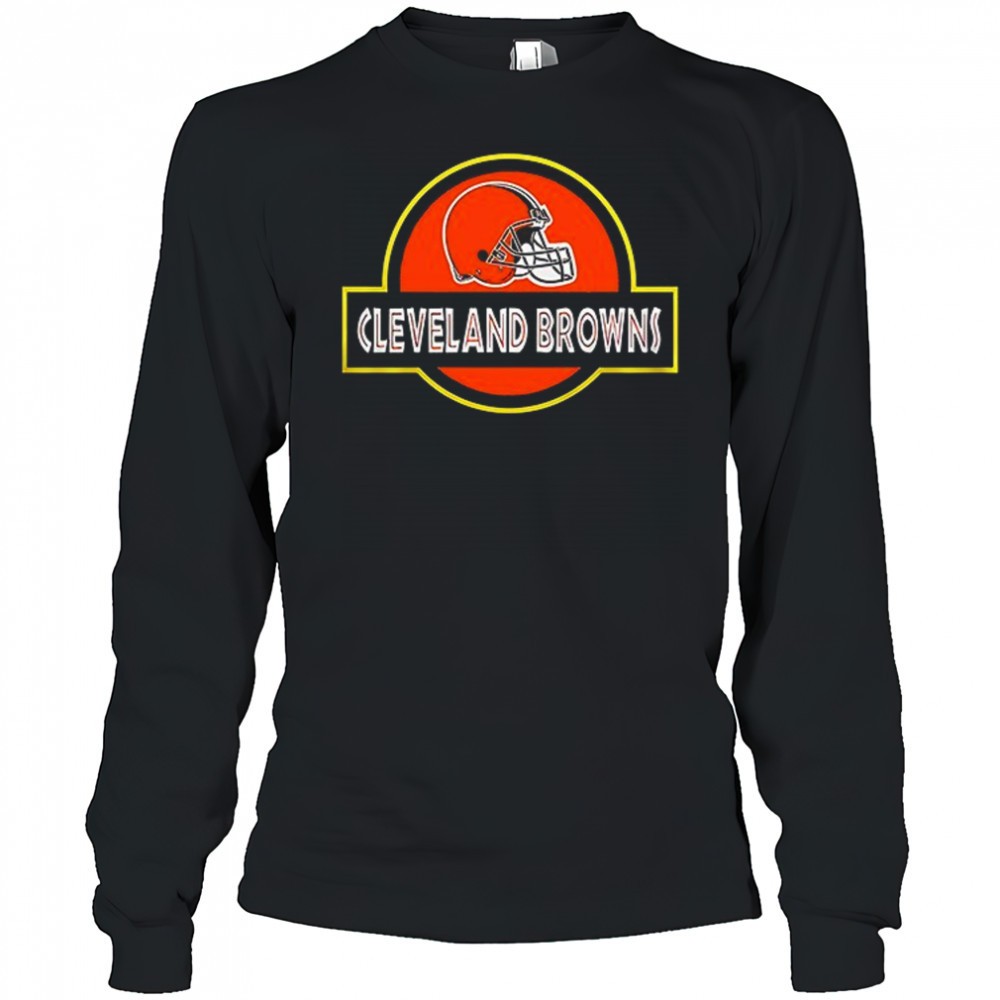 cleveland-browns-x-jurassic-park-life-finds-a-way-shirt-kuptv4ee Cleveland Browns x Jurassic Park life finds a way shirt
