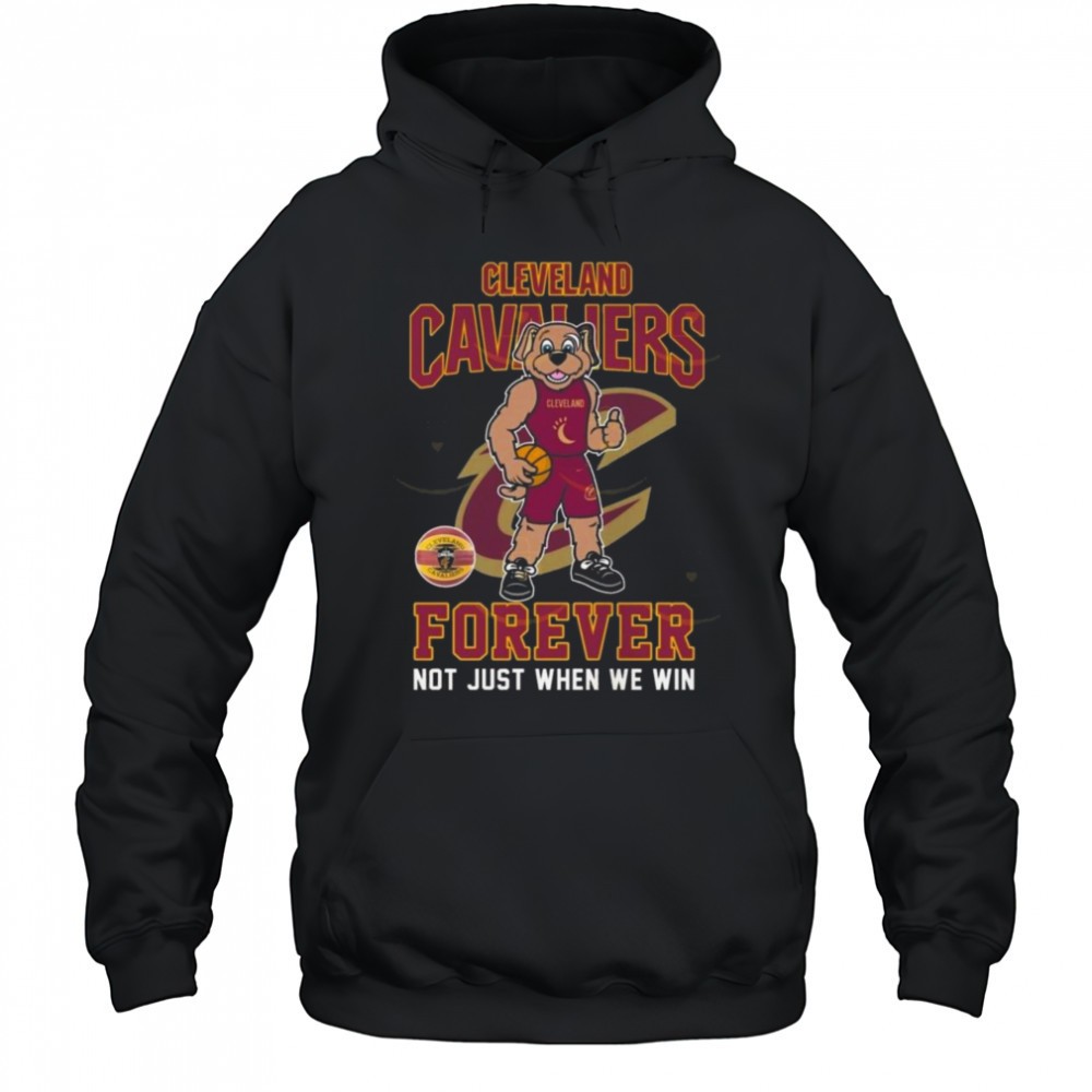 Cleveland Cavaliers Forever Not Just When We Win Mascot 2025 Shirt