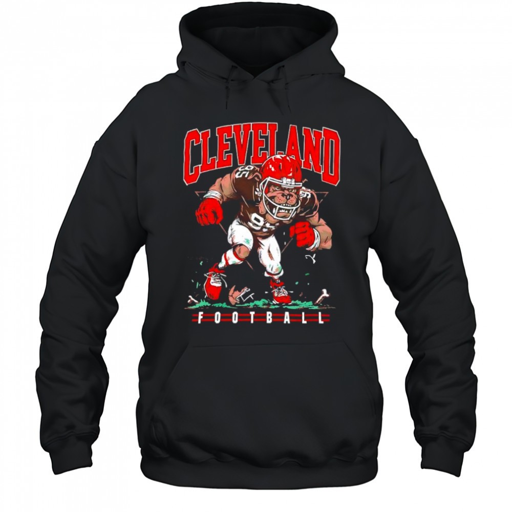 Cleveland Dawg Brown Football shirt