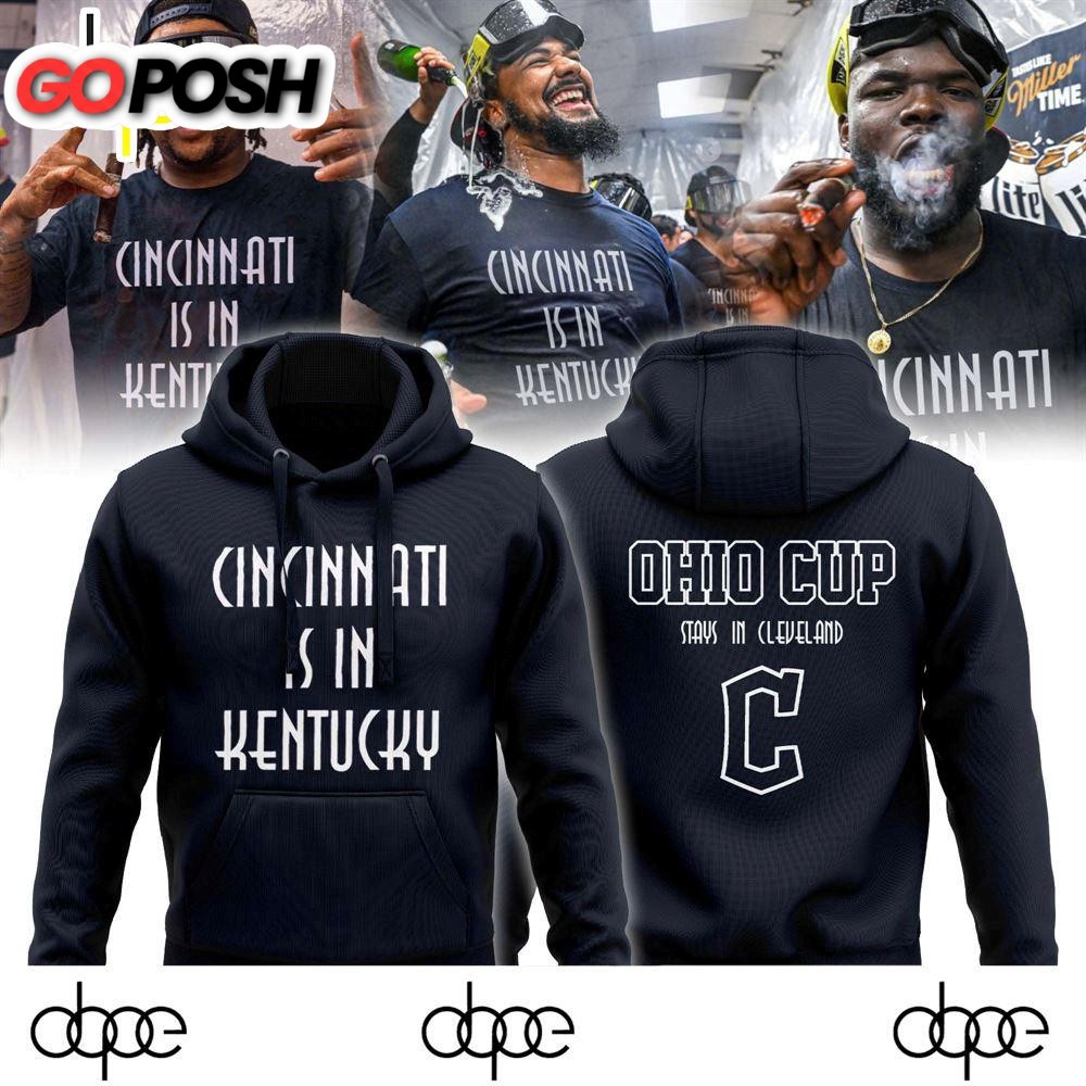 Cleveland Guardians ” Cincinnati Is In Kentucky ” Hoodie