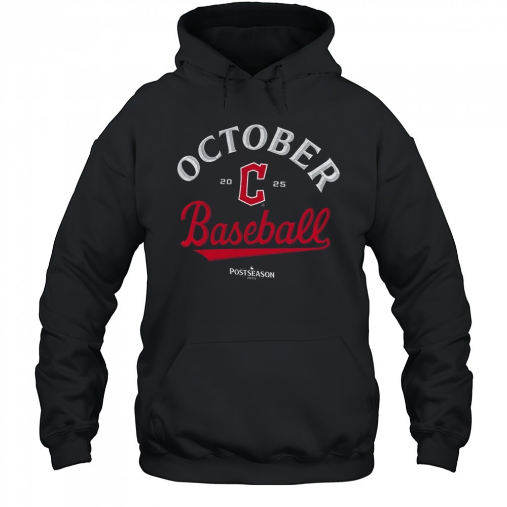 Cleveland Guardians October baseball 2025 MLB Postseason shirt