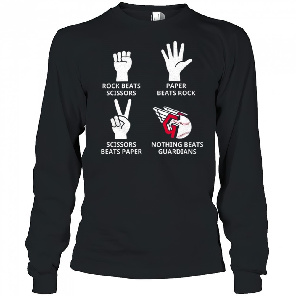 cleveland-guardians-rock-beats-scissors-paper-beats-rock-scissors-beats-paper-no-lrkdj62y Cleveland Guardians rock beats scissors paper beats rock scissors beats paper nothing beats Guardians shirt