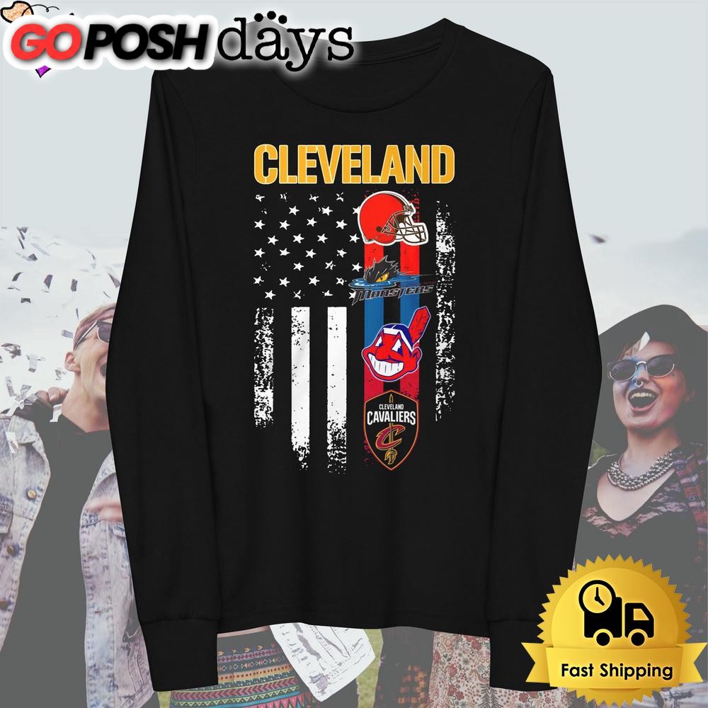 cleveland-sport-team-american-flag-t-shirt-hgsejnl4 Cleveland Sport Team American Flag T Shirt