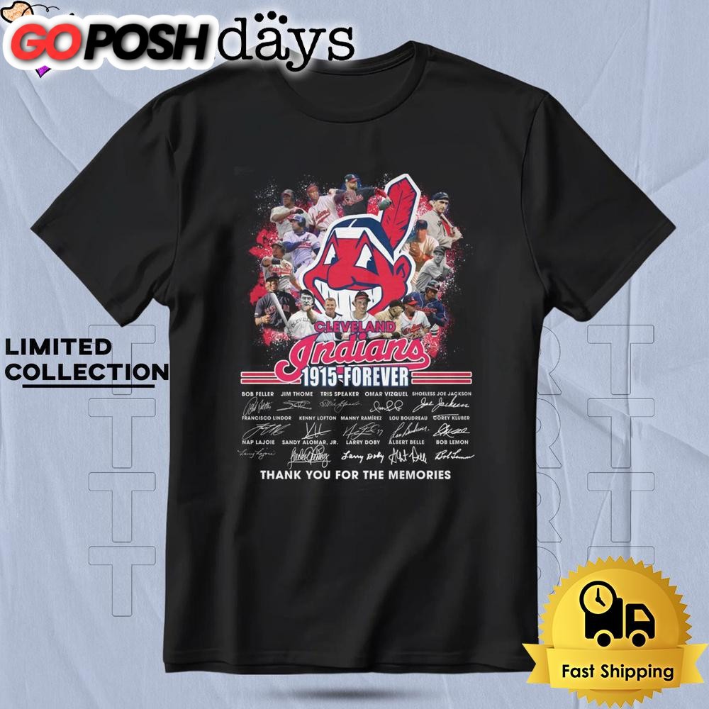 Cleverland Indians Thank You For The Memories T Shirt