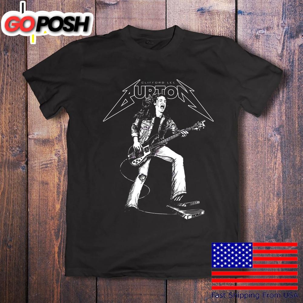 Cliff Burton Live Tribute Long Sleeve Shirt Morley Pedal T-Shirt
