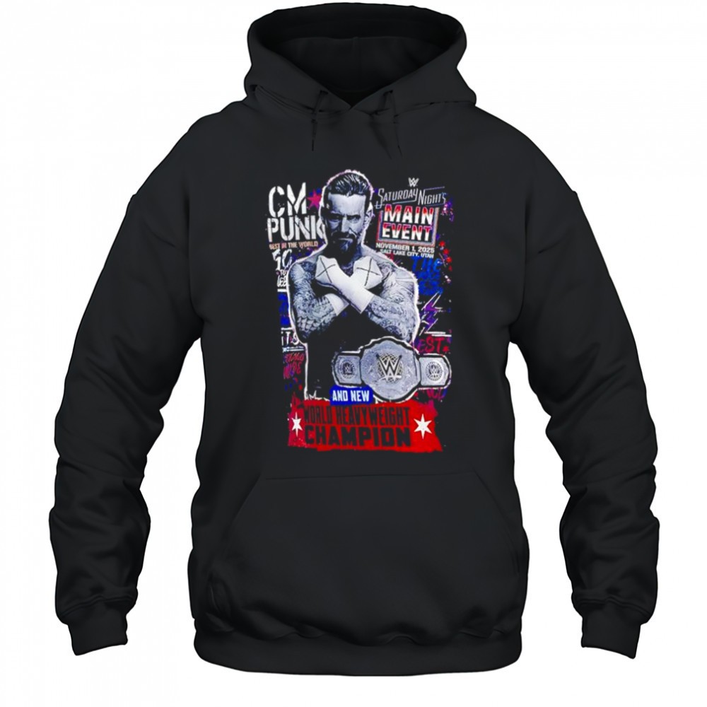 CM Punk Saturday Nights Main Event Winner graphic shirt