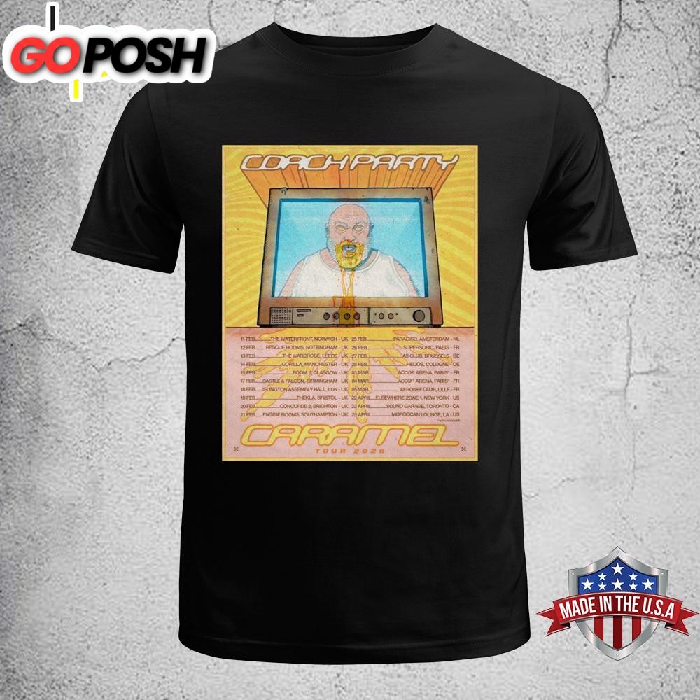 Coach Party Caramel Tour 2026 Unisex T-Shirt