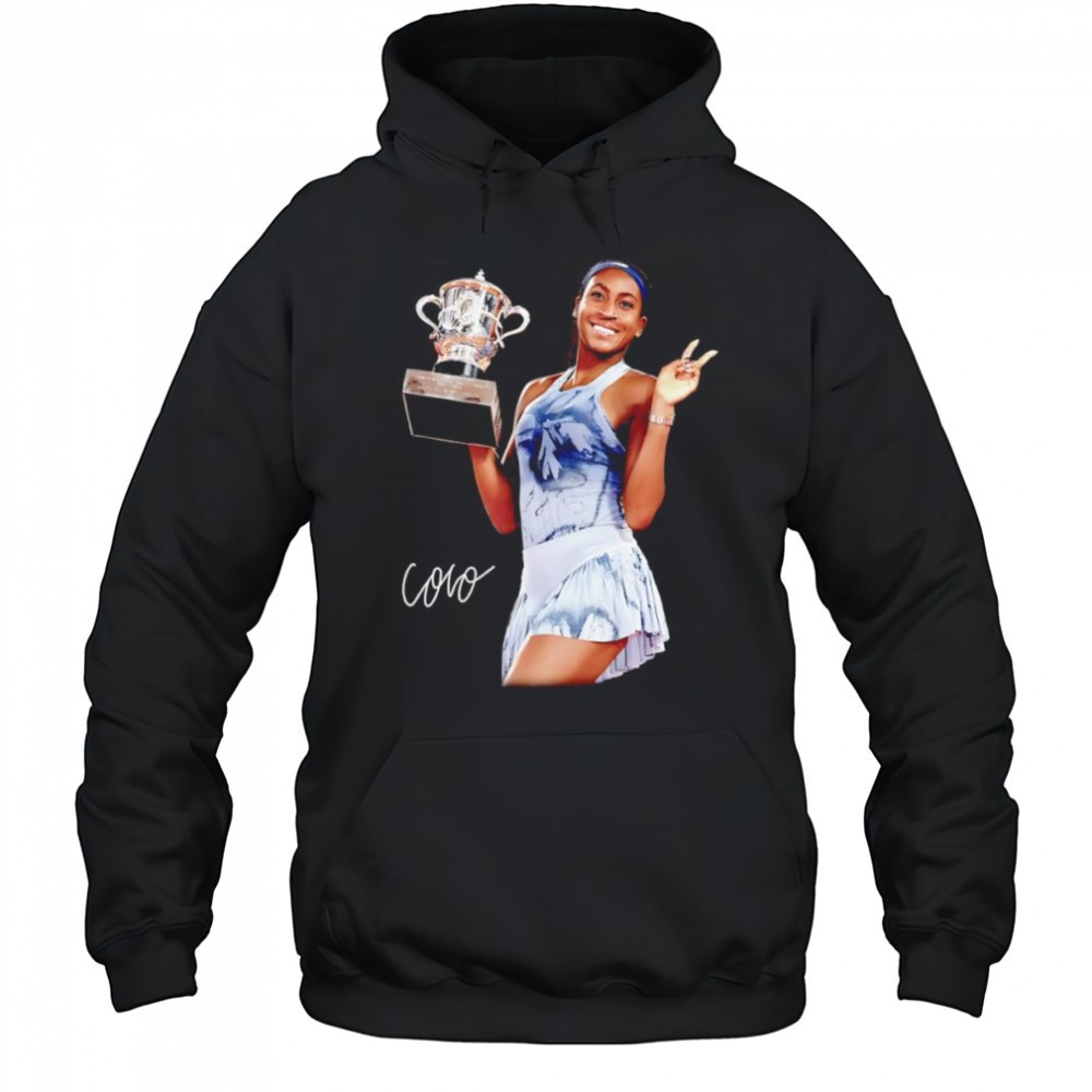 Coco Gauff Champion graphic shirt