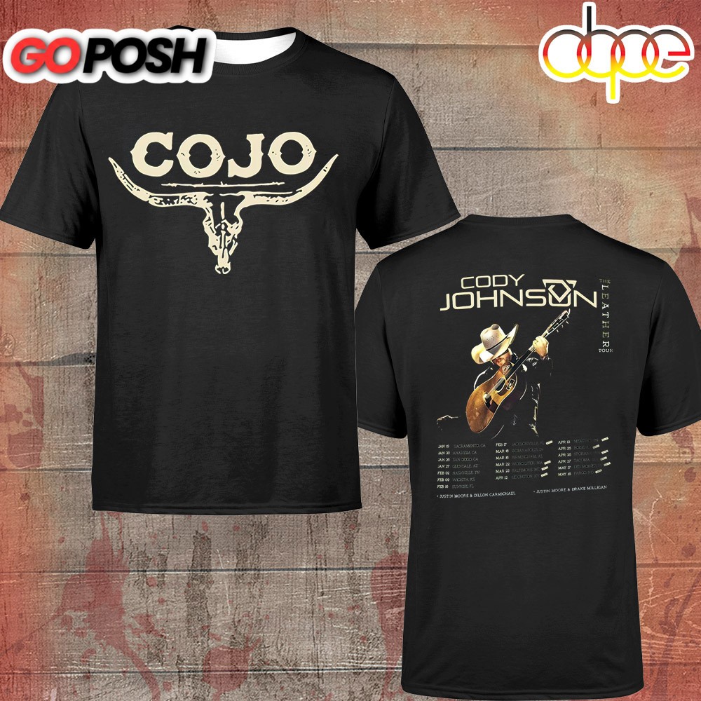 Cody Johnson Tour 2024 Country Music Cojo Concert Unisex T-Shirt