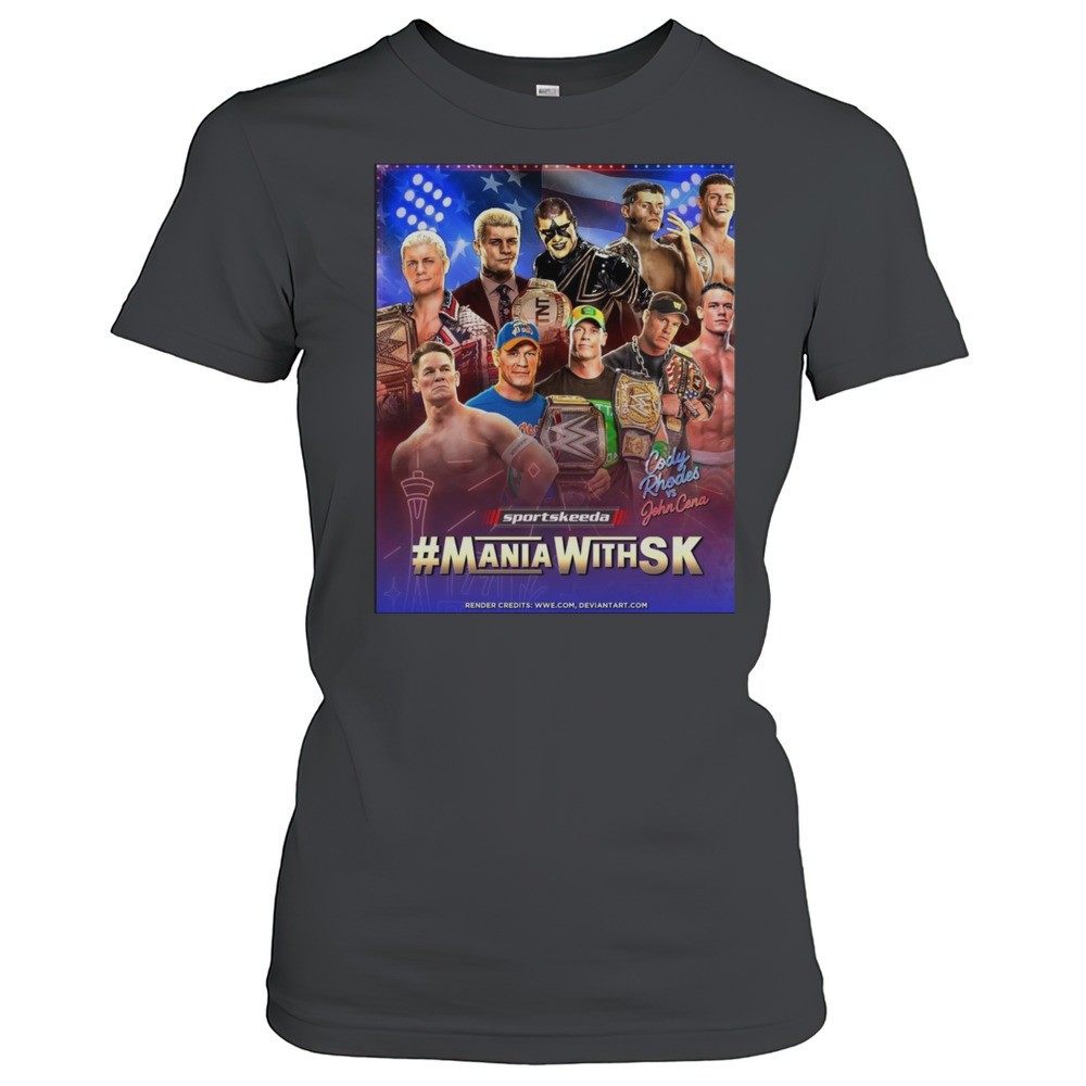 cody-rhodes-vs-john-cena-american-nightmare-vs-the-face-that-runs-the-place-mani-hbfflc90 Cody Rhodes Vs John Cena American Nightmare Vs The Face That Runs The Place Mania With SK WWE Poster T-shirt