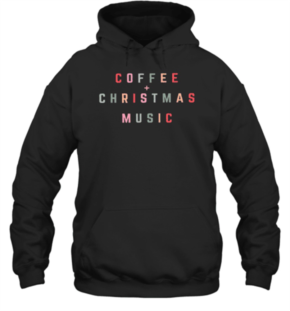 Coffee Christmas Music Teacher T-Shirt