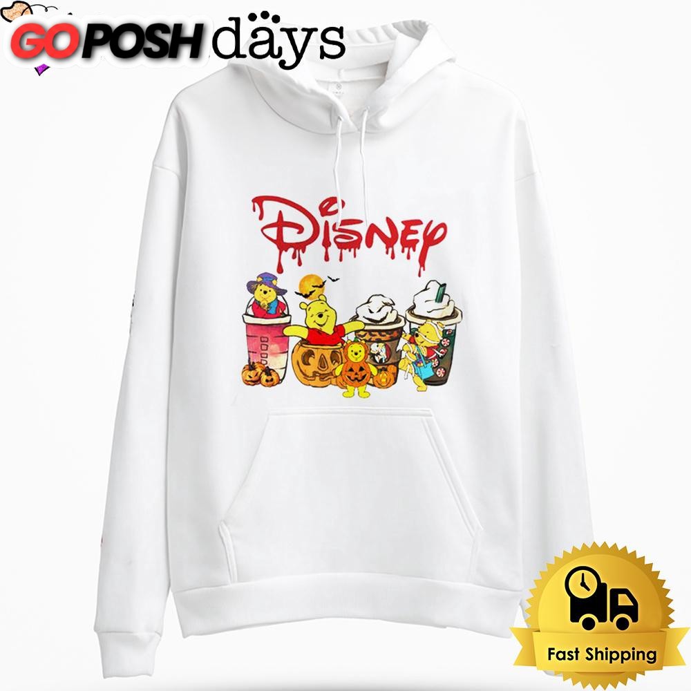 Coffee Pooh Halloween Hoodie