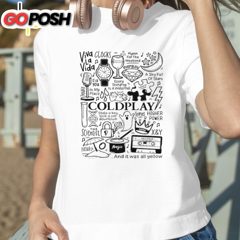 Coldplay Band Music Of The Spheres Tour Shirt