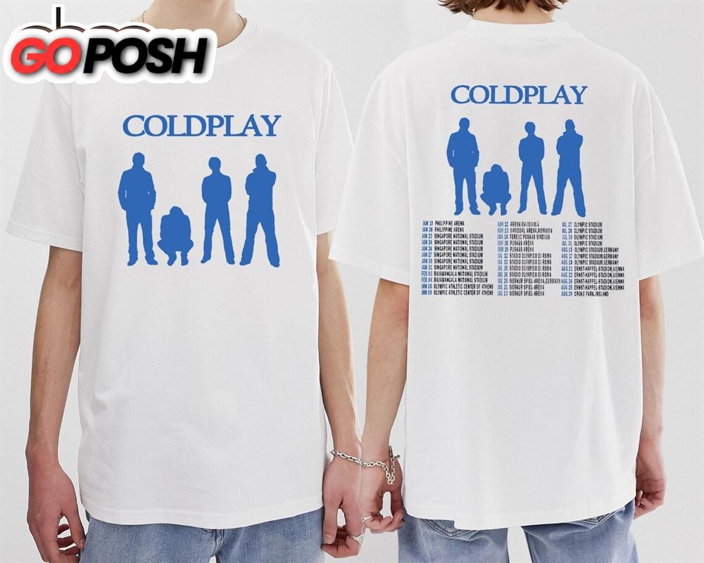 Coldplay Both Sided Coldplay Tour 2024 Shirt